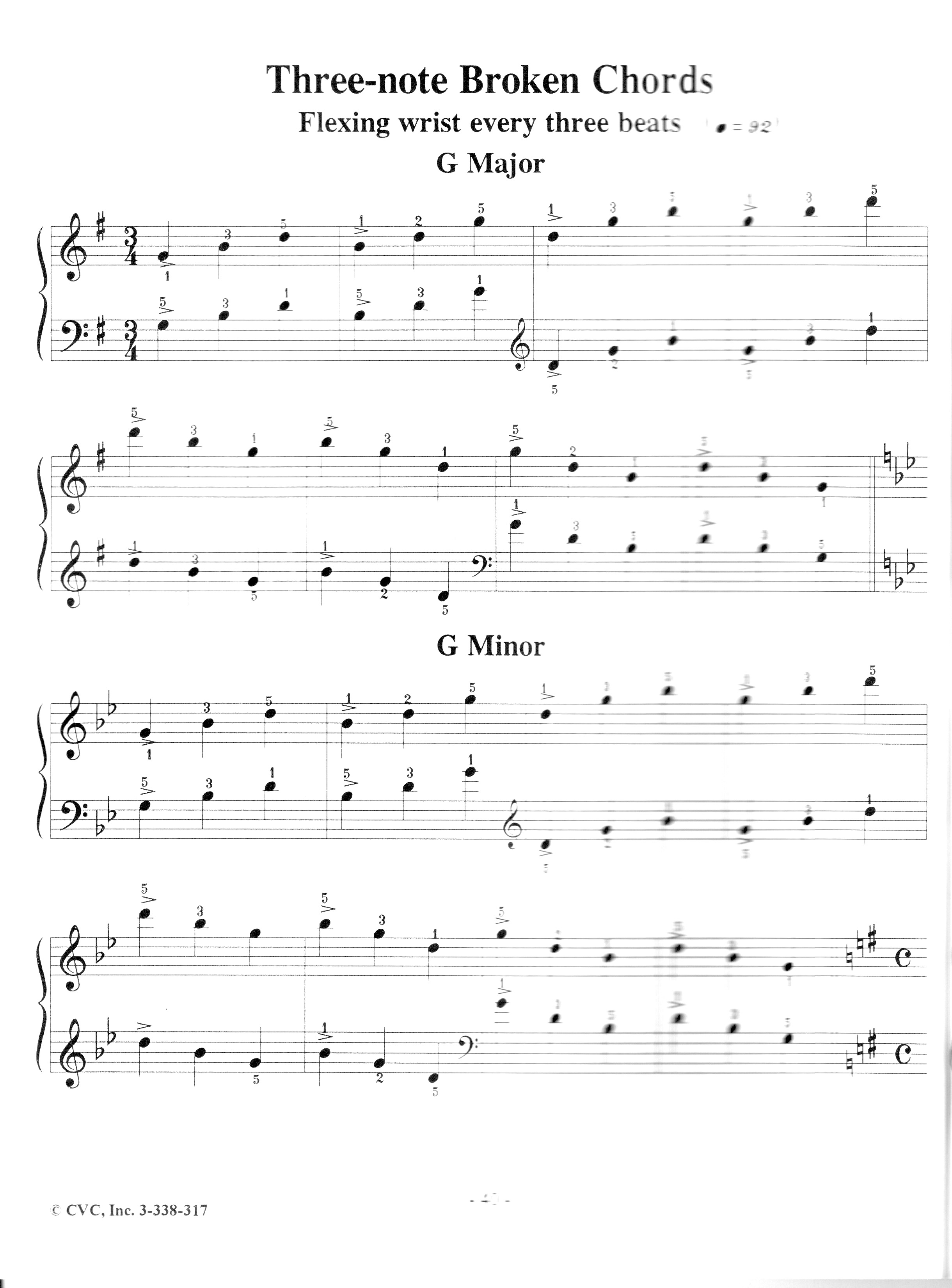 Piano Olympics Student Assignments Level I
