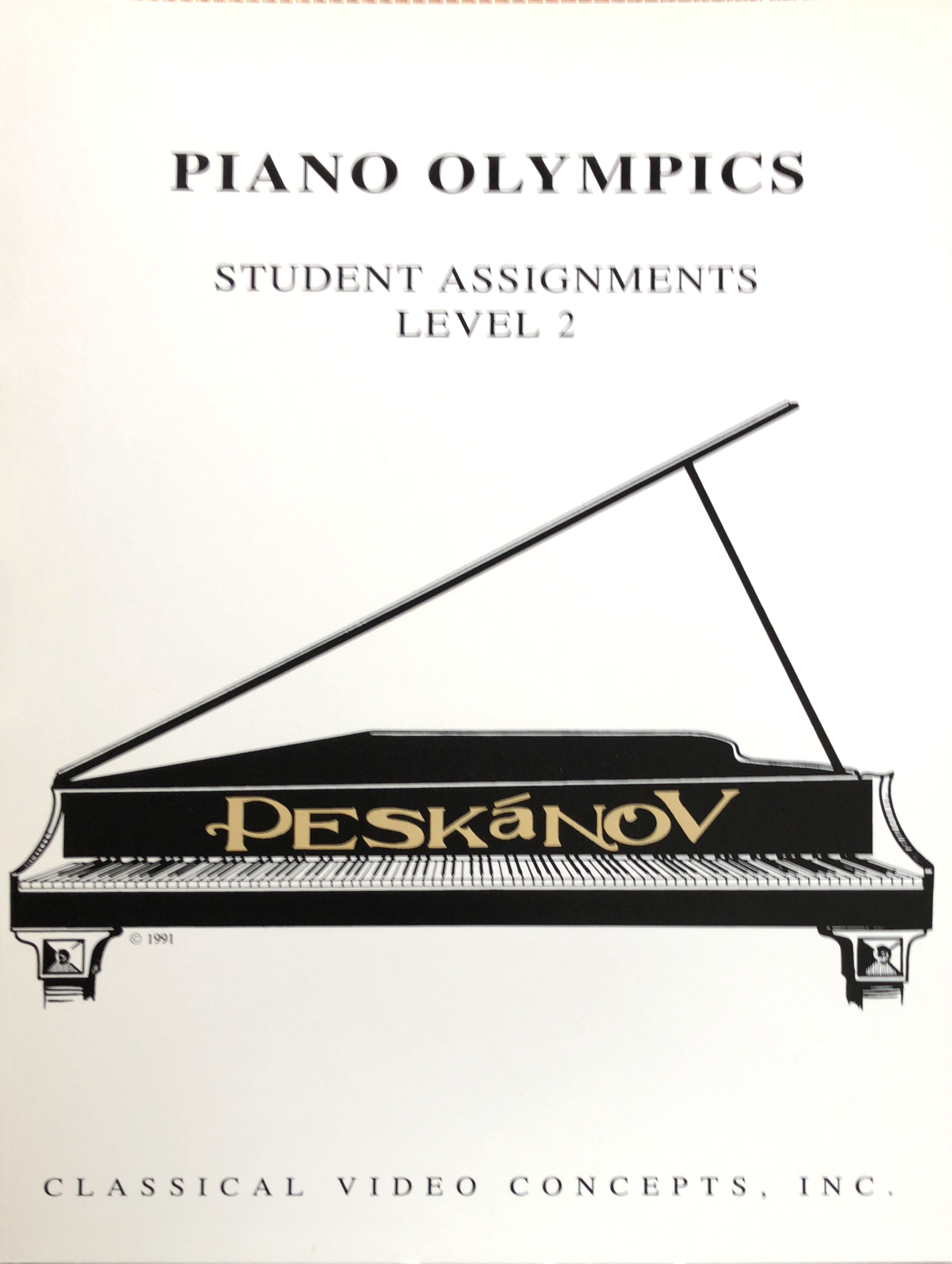 Piano Olympics Student Assignments Level II