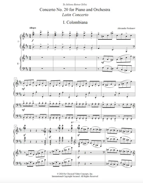 Piano Concerto No. 20