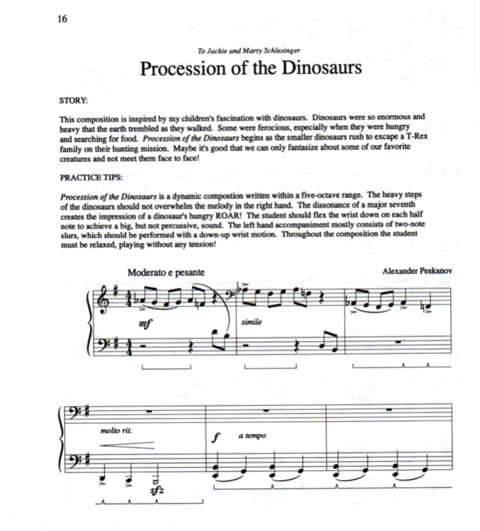 Procession of the Dinosaurs 
