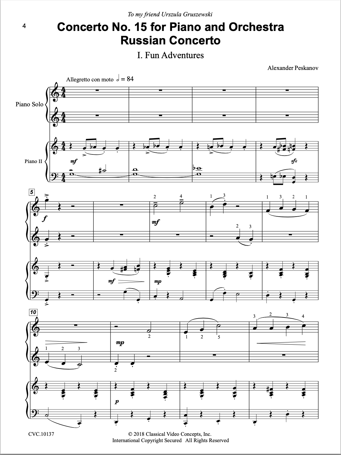 Piano Concerto No.15