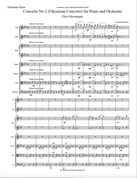 Piano Concerto No. 2 