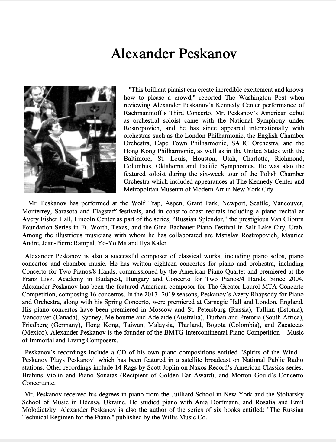 Piano Olympics Manual (Digital)