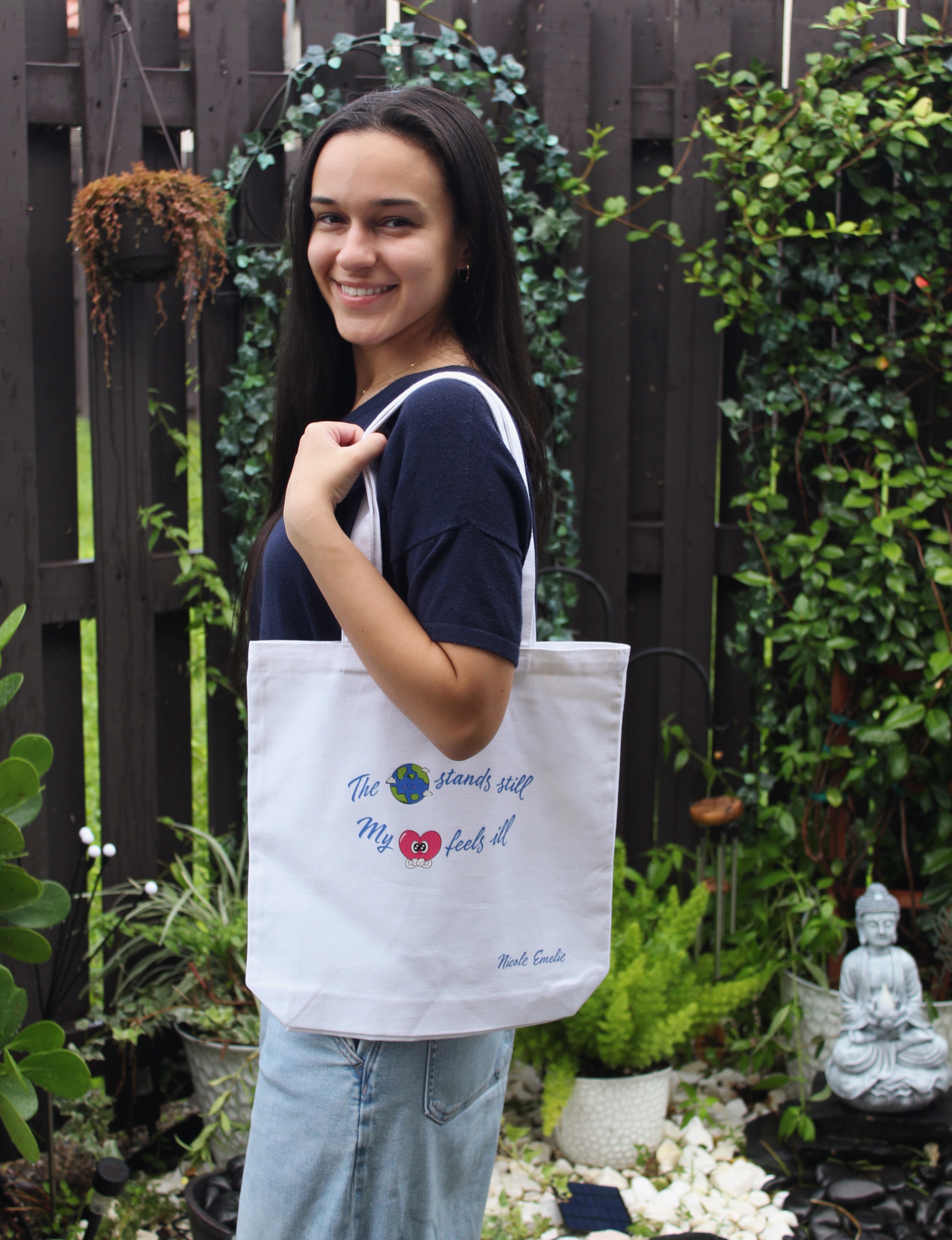 The Earth Stands Still My Heart Feels Ill Tote Bag