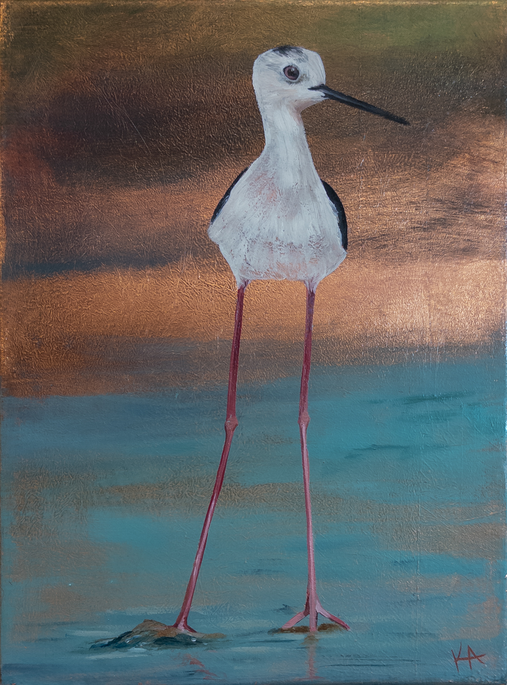"Poised in Pink"