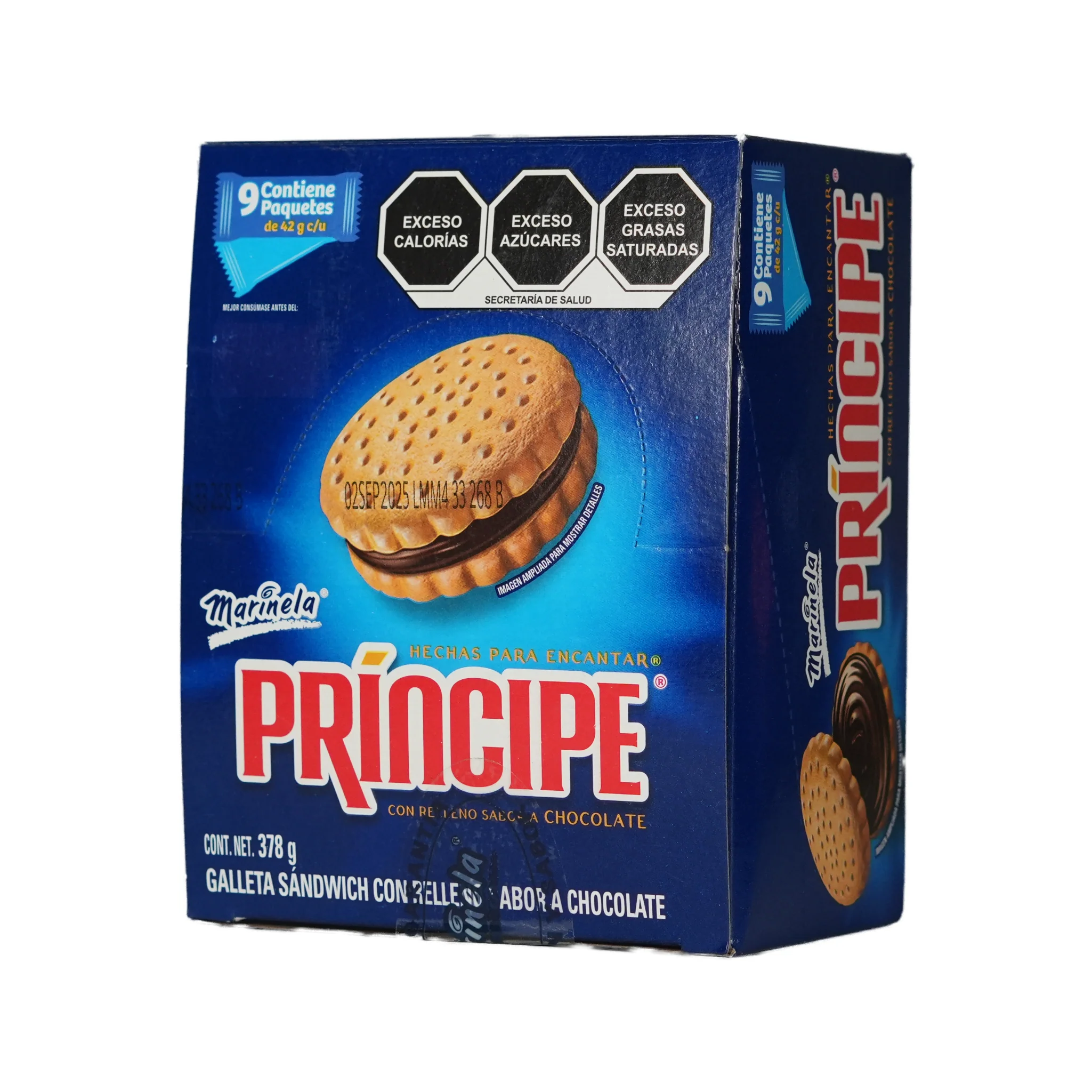 GALLETAS PRINCIPE SABOR CHOCOLATE