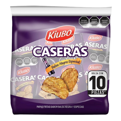 PAPAS CASERAS KIUBO SALSA NEGRA
