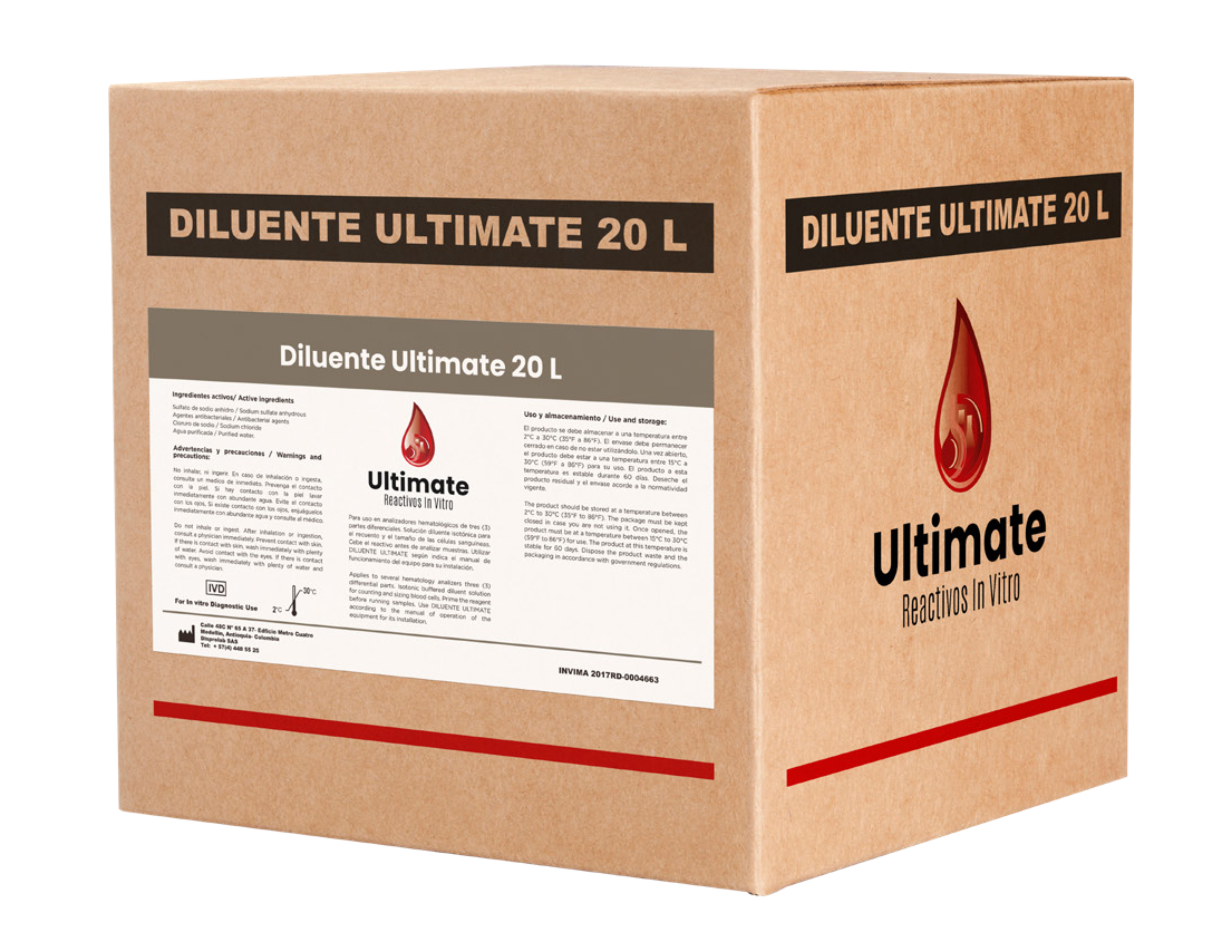 Diluente Ultimate 20 L  (ABX Micros - ADVIA 60)