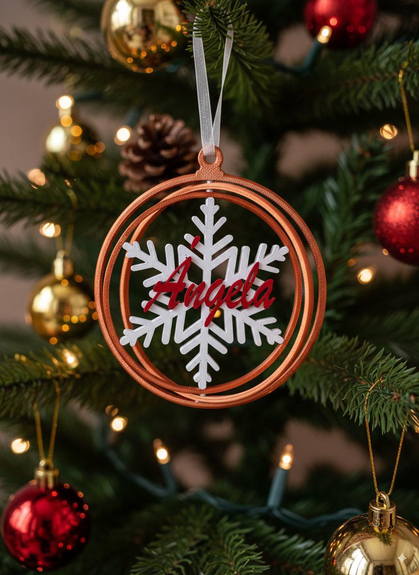 Bola navideña personalizada