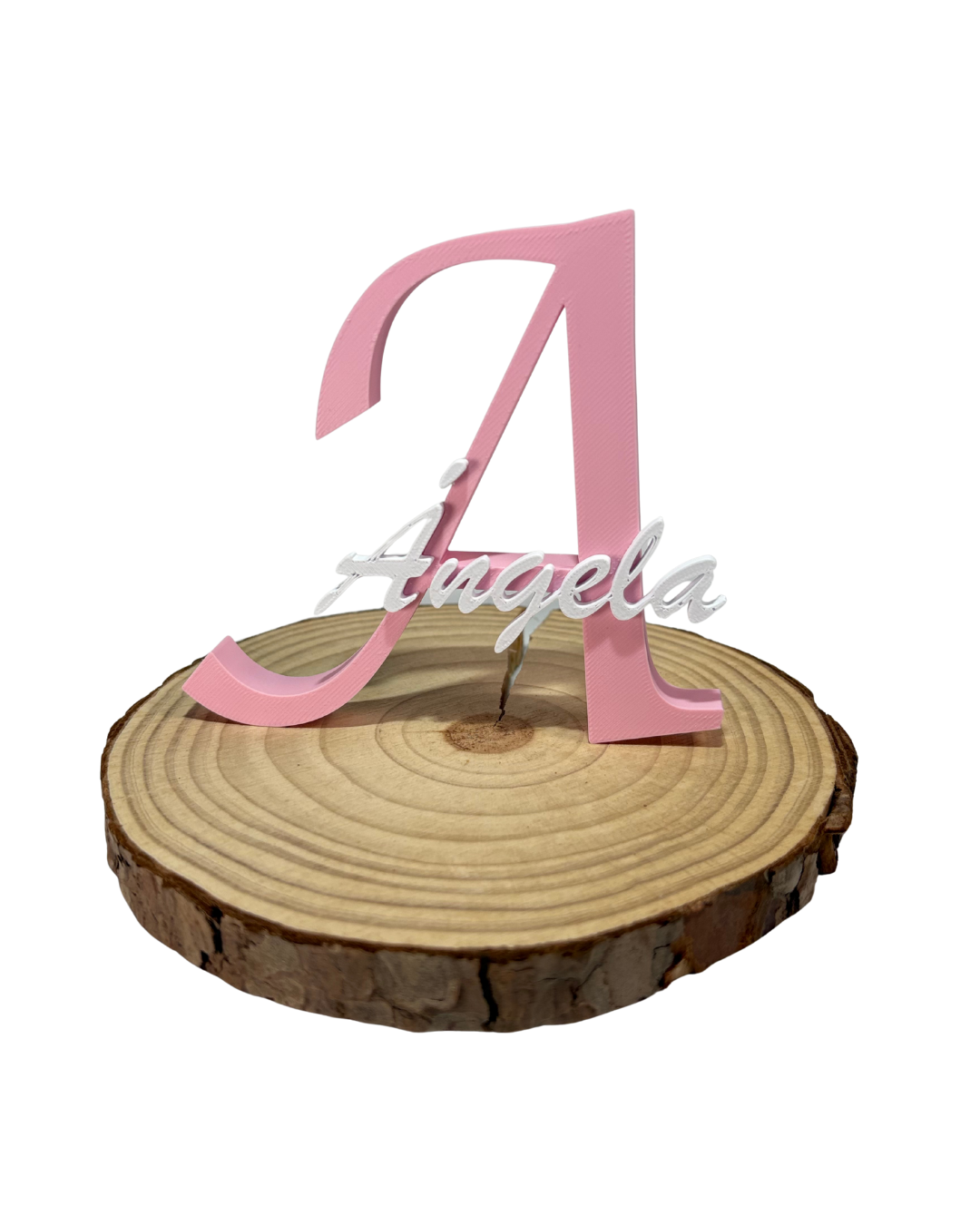 Inicial personalizada con nombre. Estilo clásico.