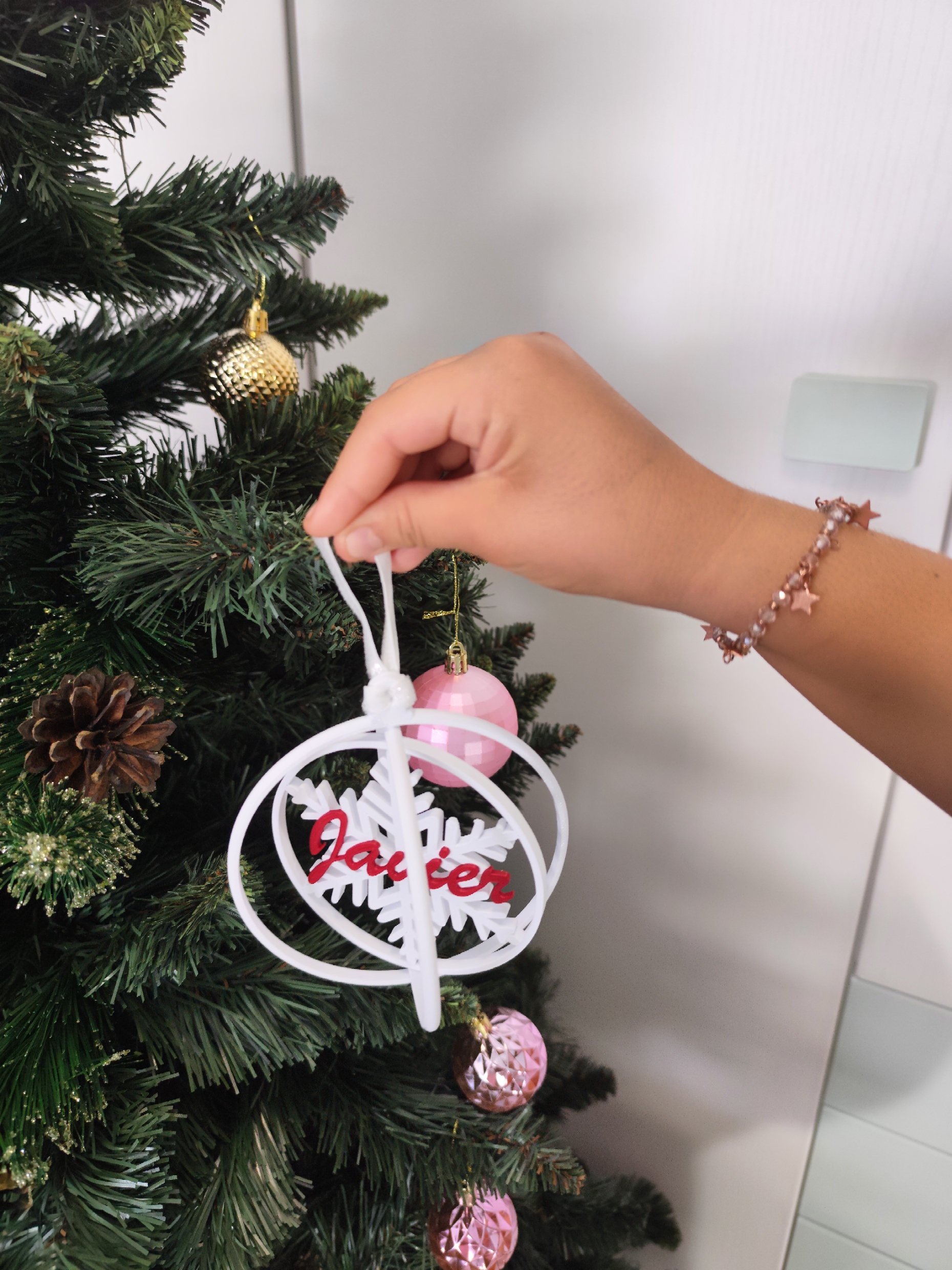 Bola navideña personalizada