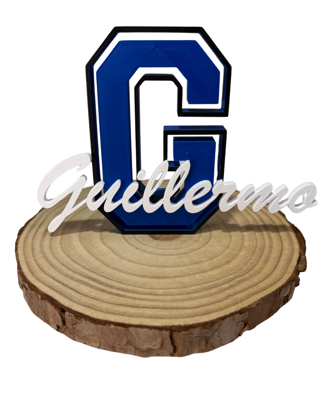 Inicial personalizada con nombre. Estilo Fútbol Americano.