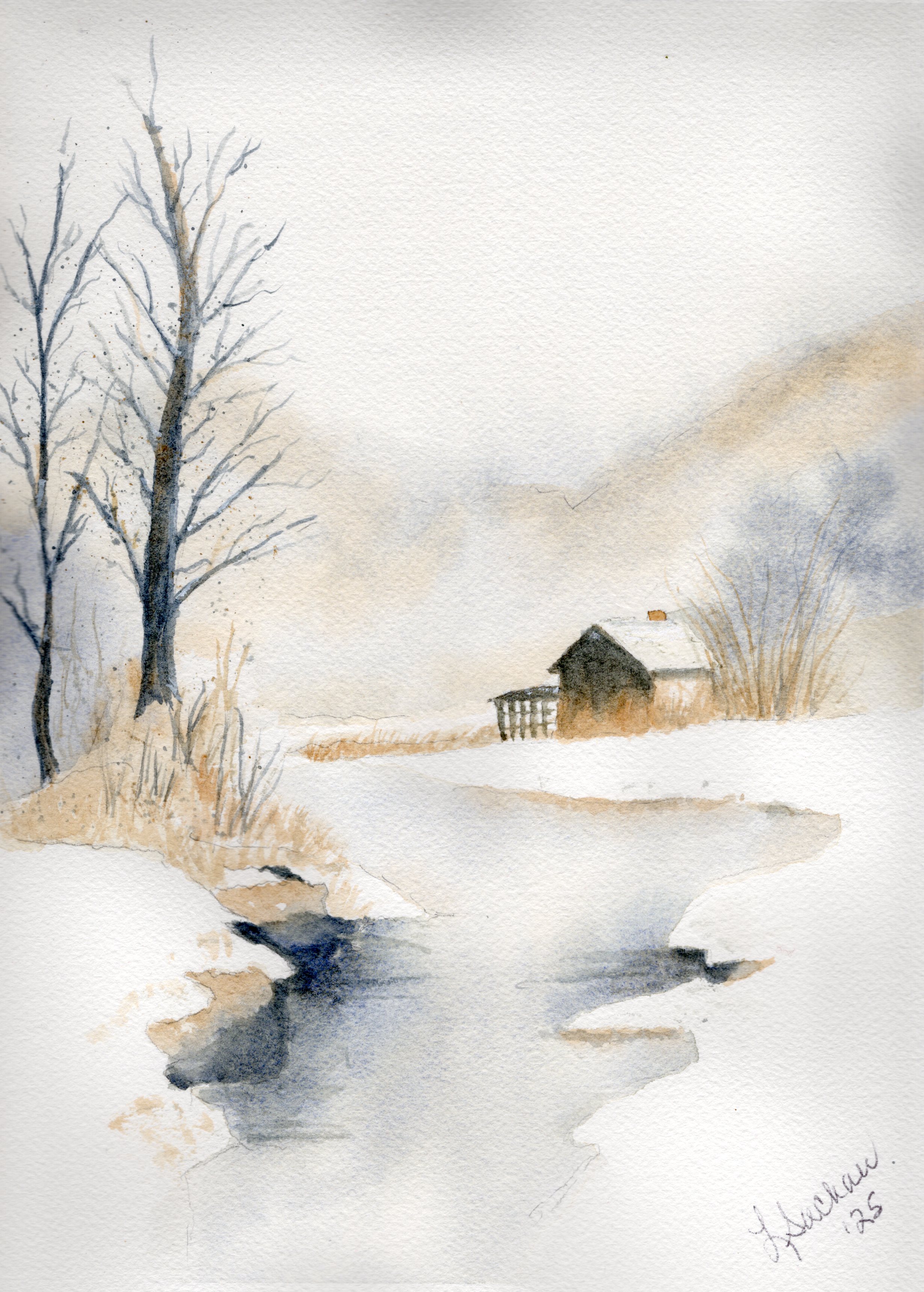 Winter Cabin 