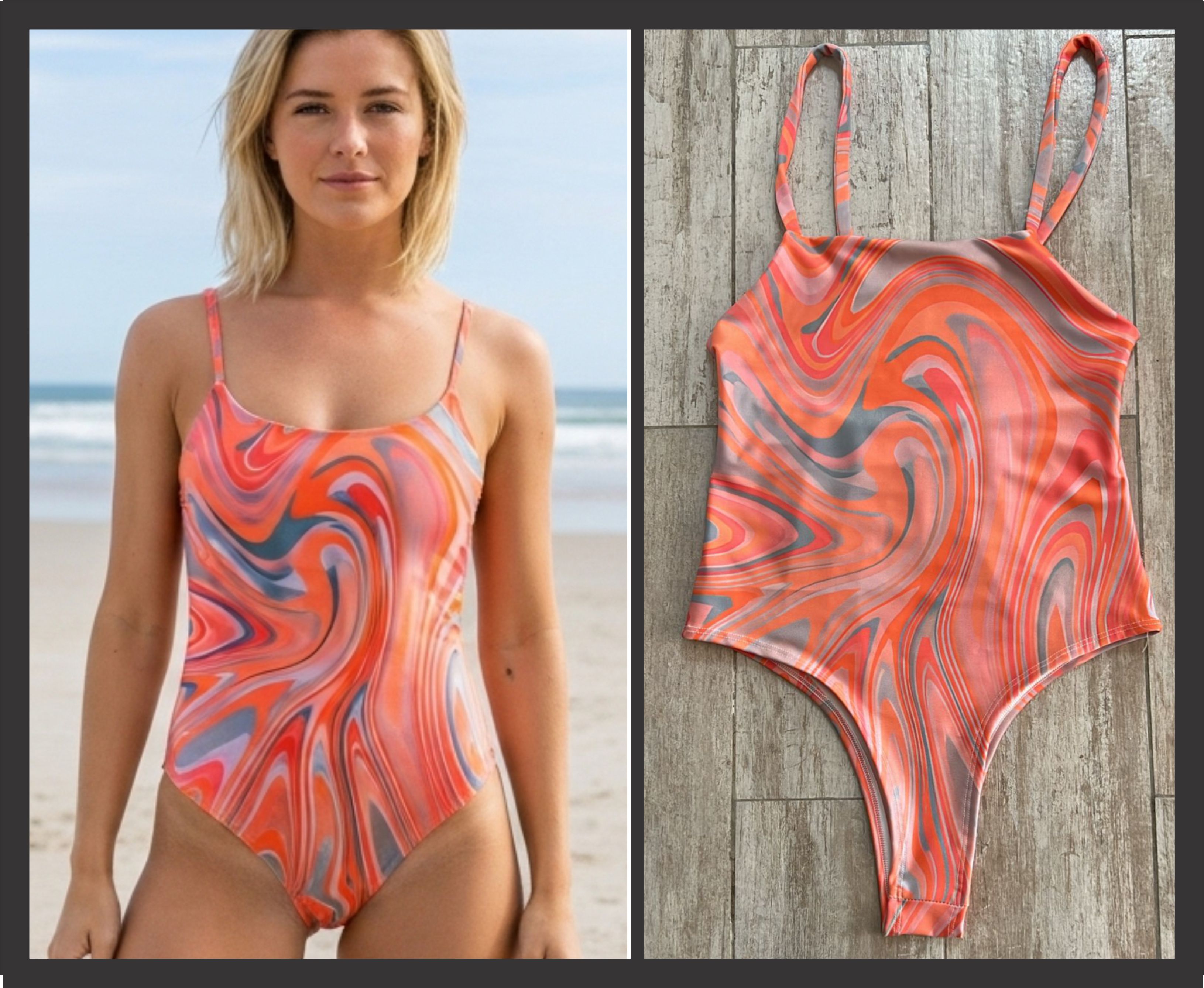 Traje de baño psicodélico