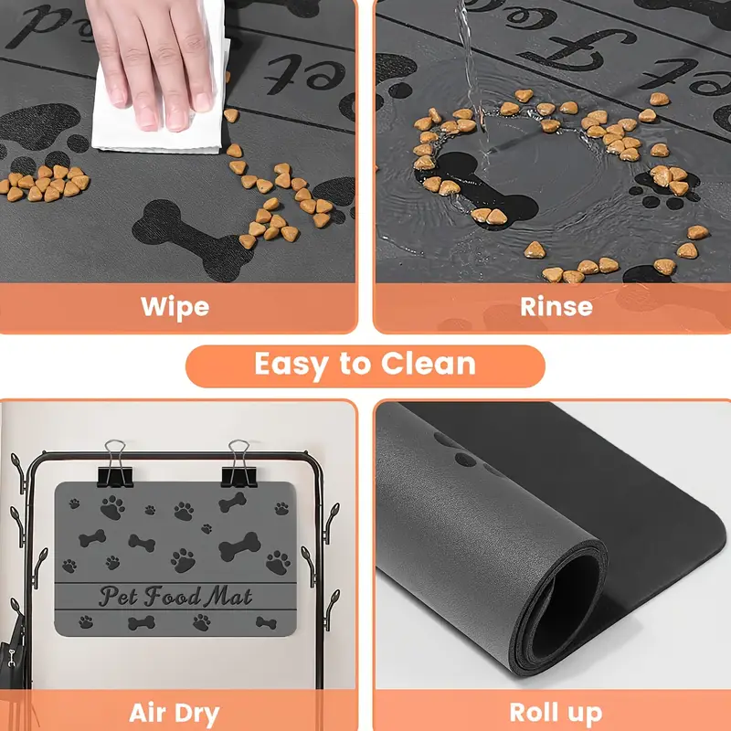 Super Absorbent Dog Bowl Mat 