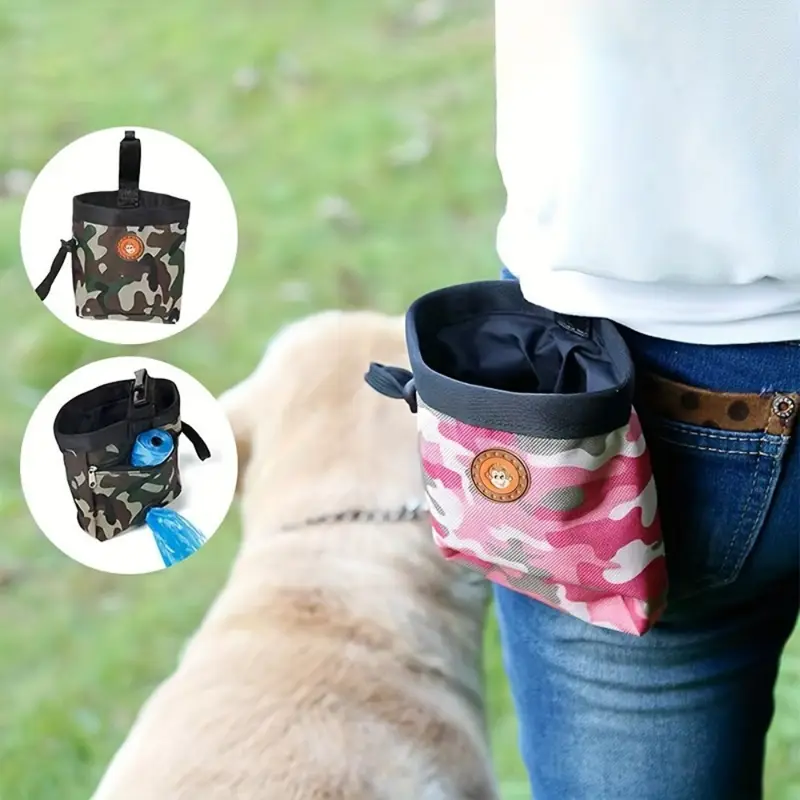 Portable Dog Treat and Waste Bag Holder