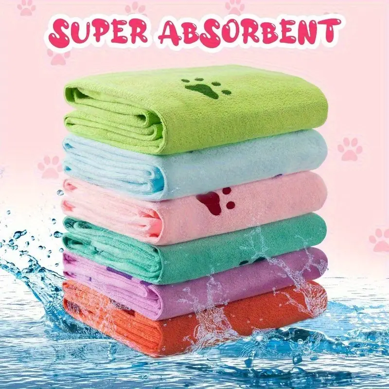 Ultra-Absorbent Microfiber Pet Towel 
