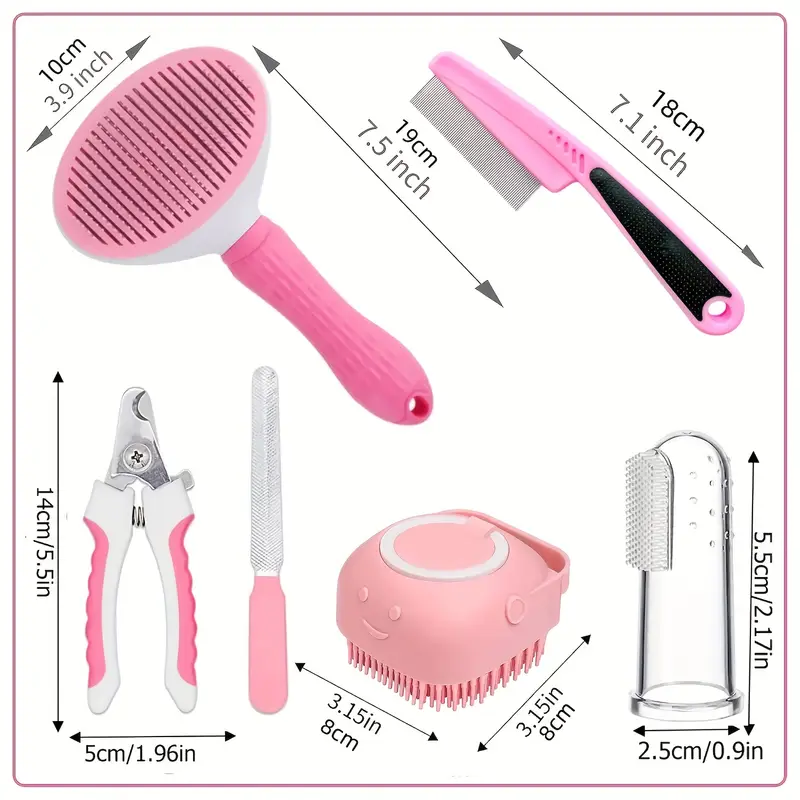 Pet grooming kit - 7 Pcs