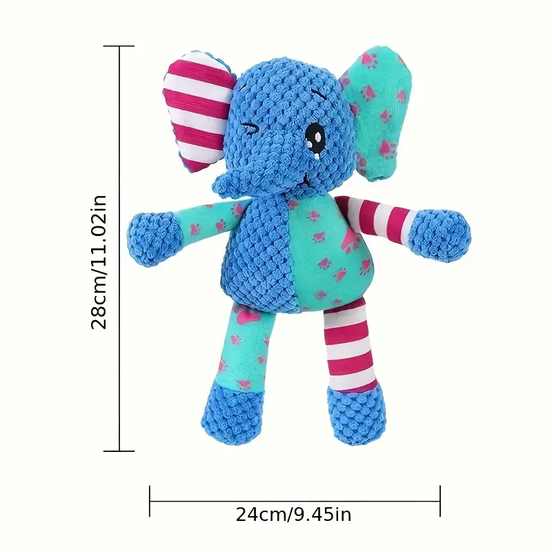 Blue Elephant Pet Toy