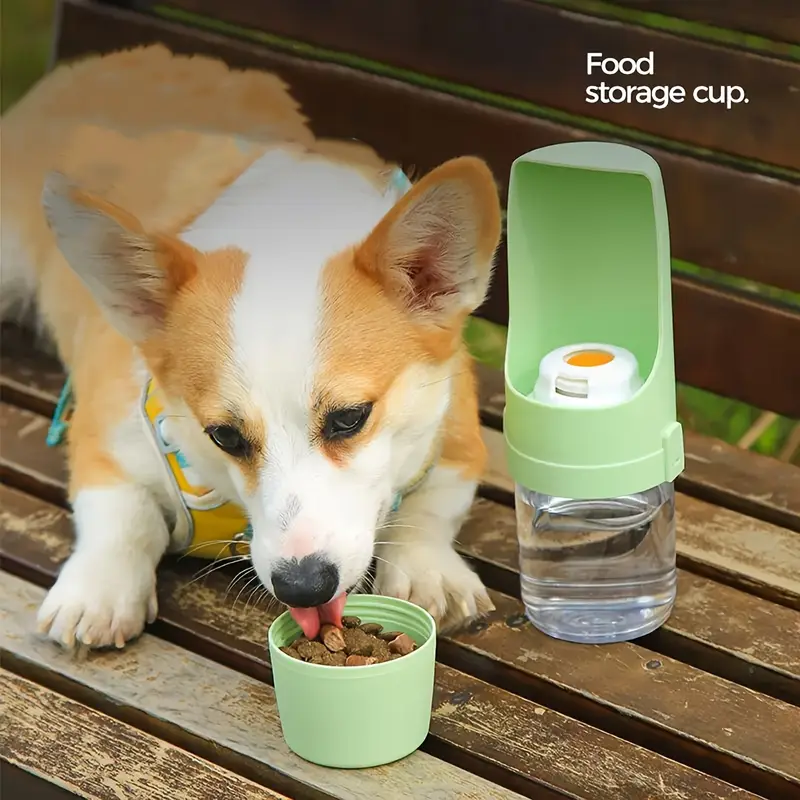 Portable Pet Food and Water Bottle