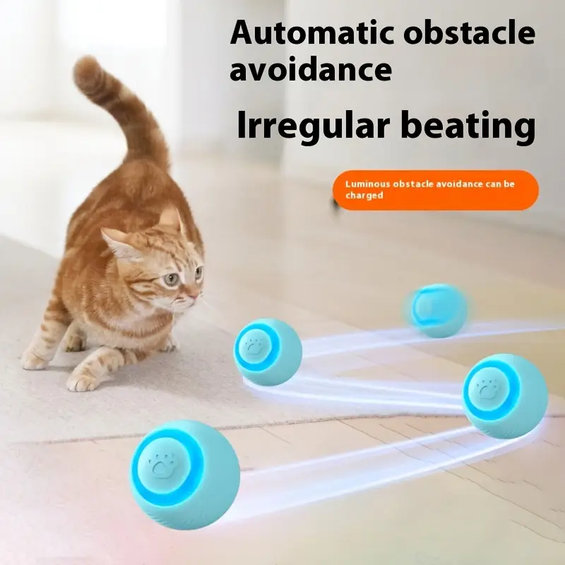 USB Rechargeable - Automatic Cat Toy Ball
