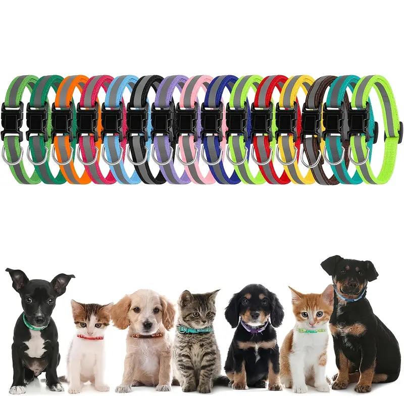 Red Adjustable Dog Collar