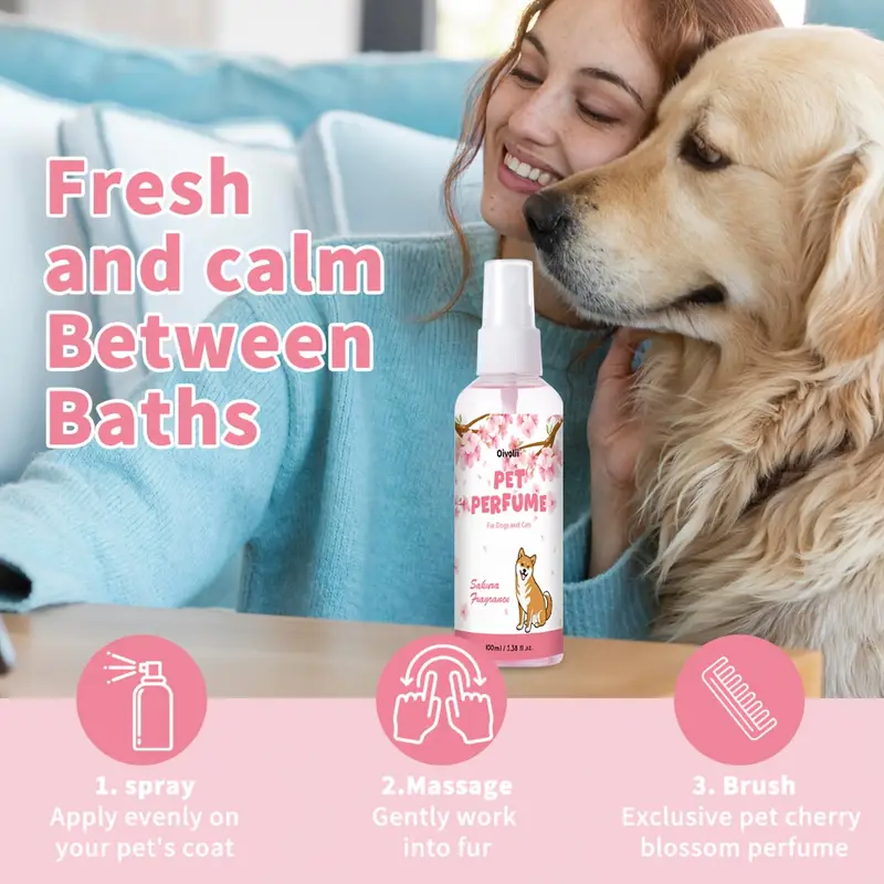 Natural Pet Perfume for All Breeds - 100 Ml - 