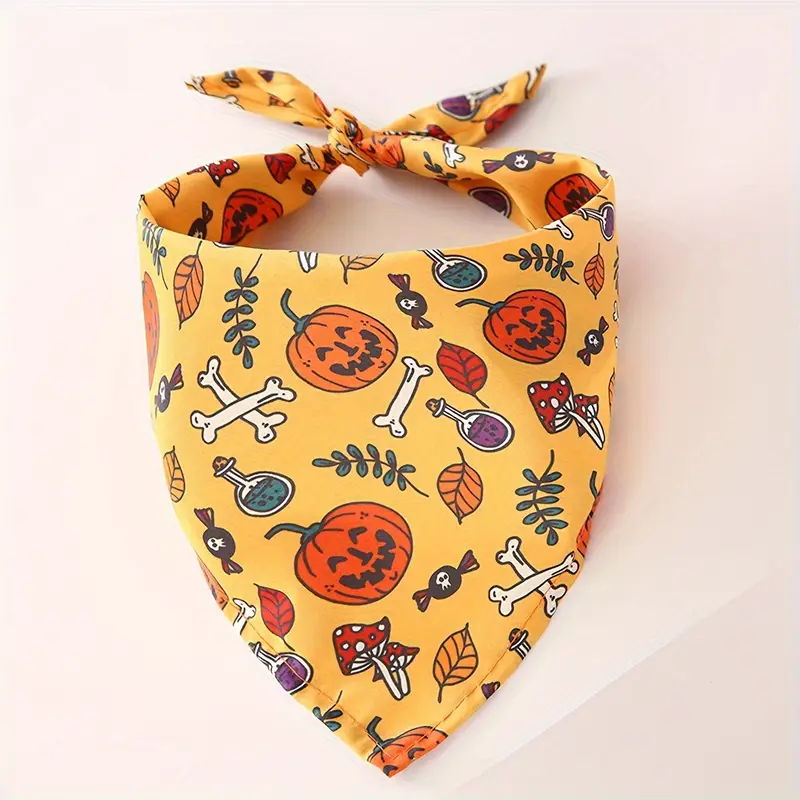 Halloween Dog Bandana Set