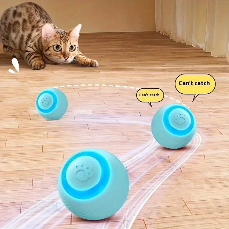 USB Rechargeable - Automatic Cat Toy Ball