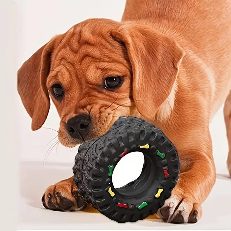 Rubber Tire Dog Chew Toy - ( For Small Pets )