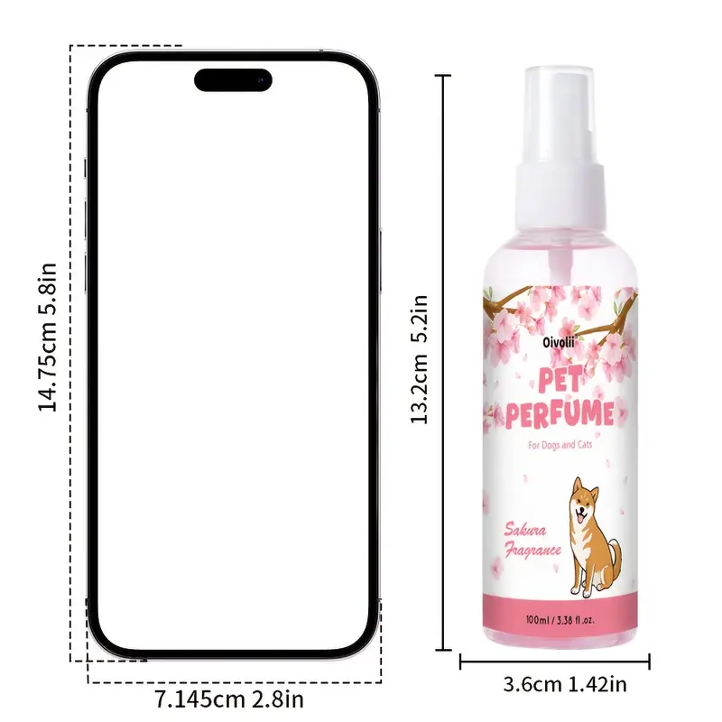 Natural Pet Perfume for All Breeds - 100 Ml - 