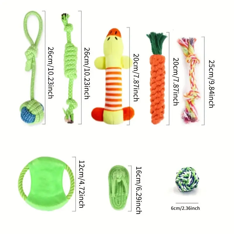 Dog Chew Toy Set - 5 Pcs