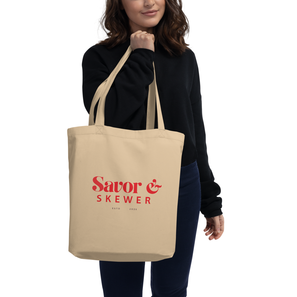 Savor & Skewer Tote Bag