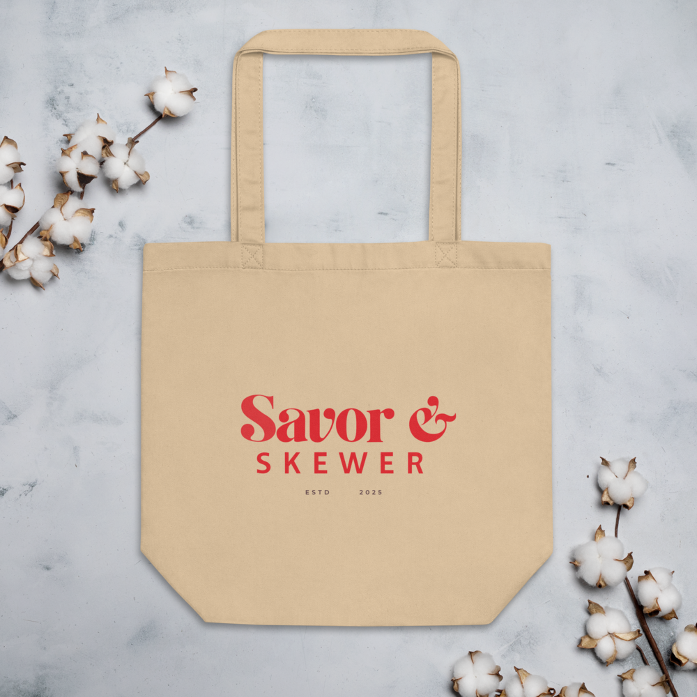 Savor & Skewer Tote Bag