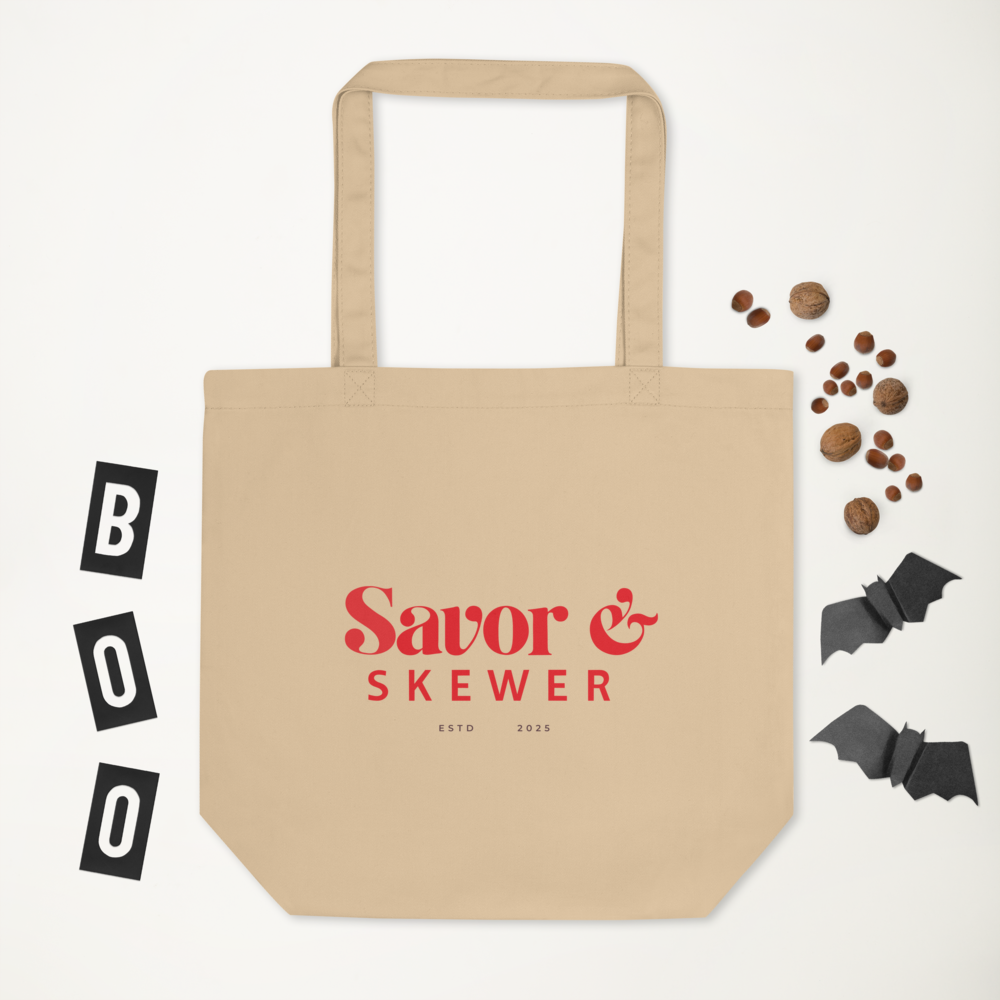 Savor & Skewer Tote Bag