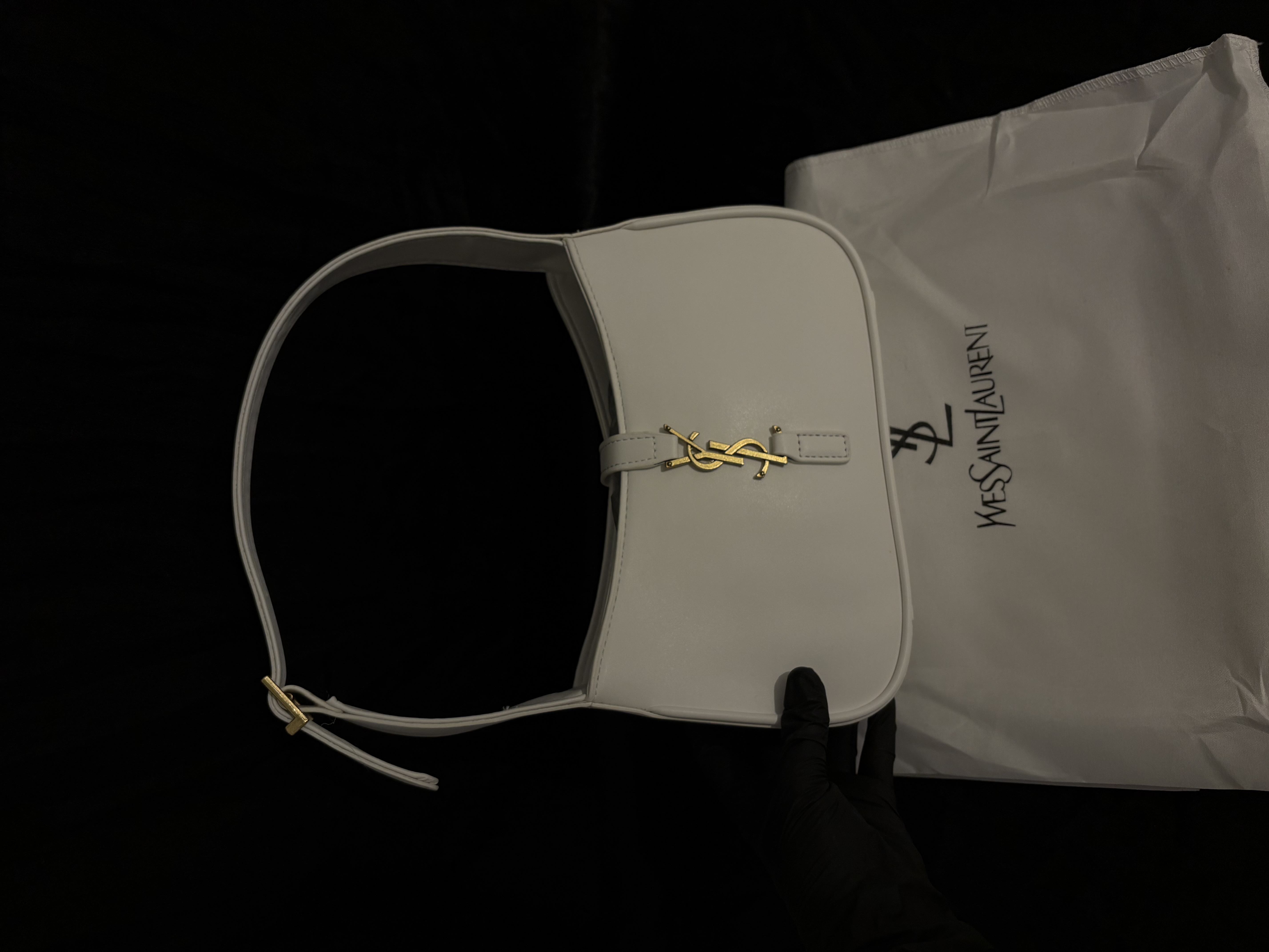 Yves Saint Laurent White Bag
