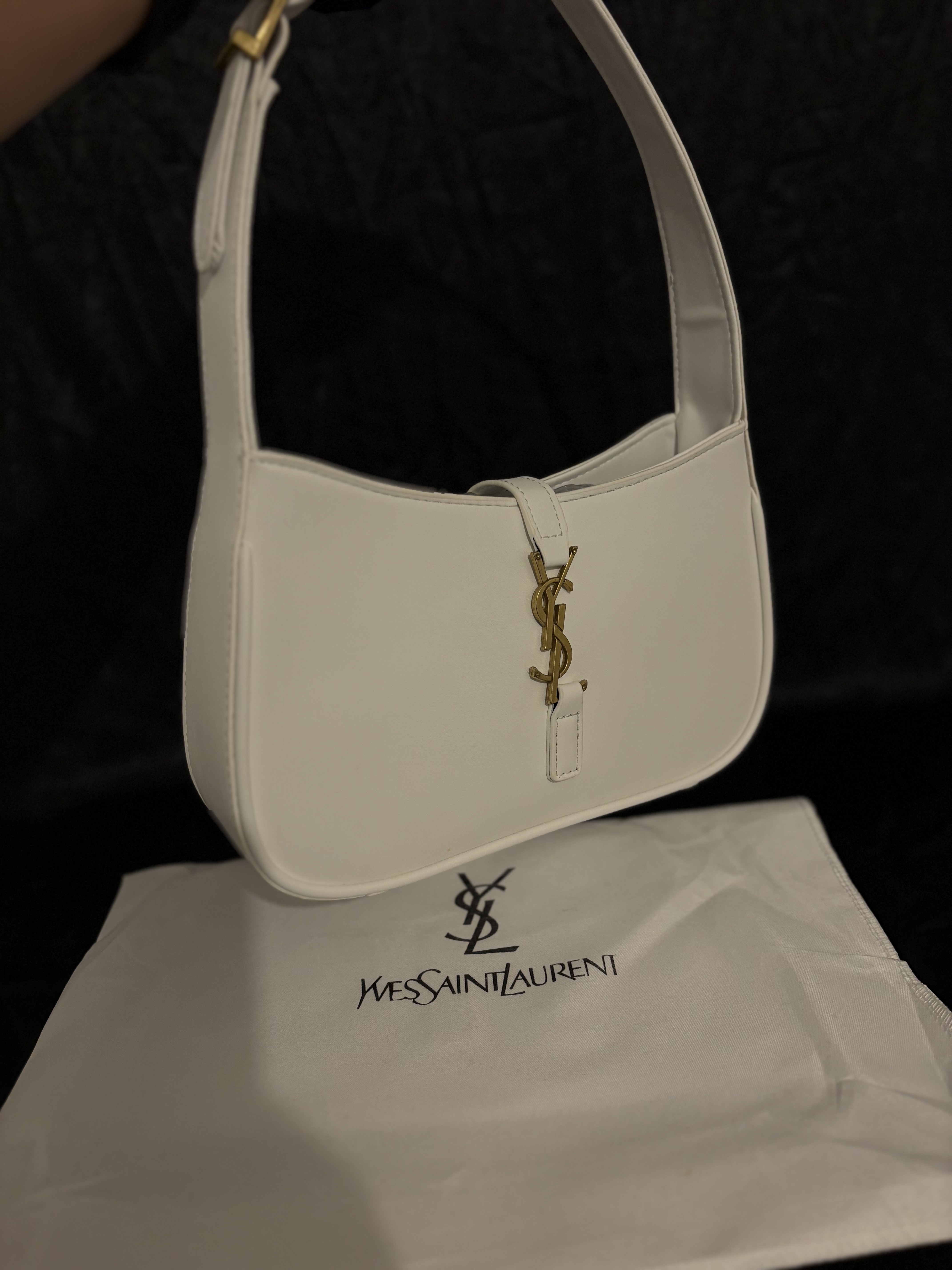 Yves Saint Laurent White Bag