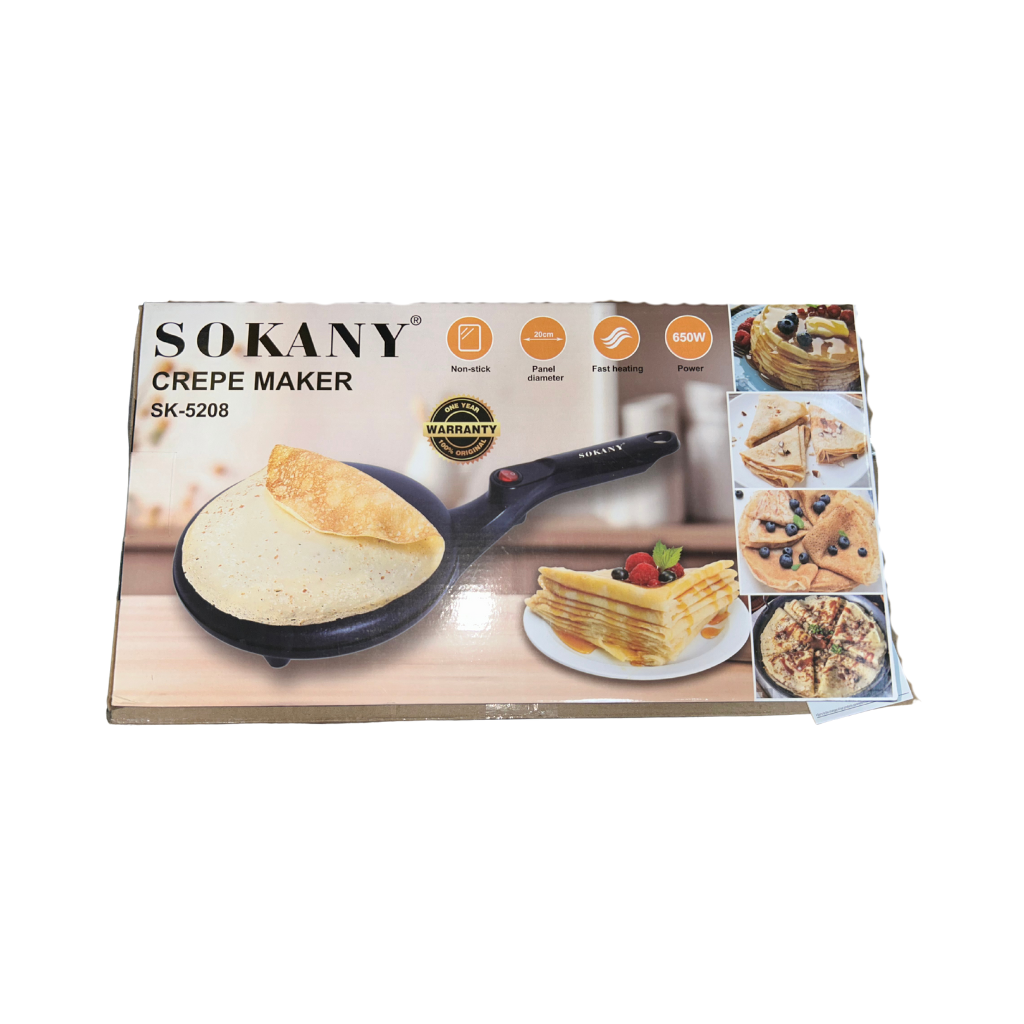 Máquina para hacer crepas Sokany SK-5208