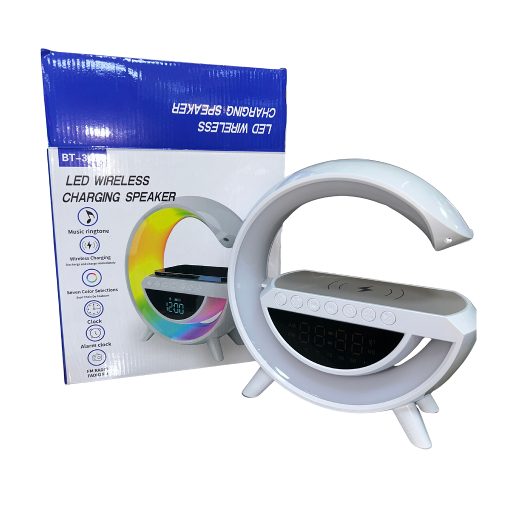 Cargador con bocina inalámbrico LED con carga BT-3401