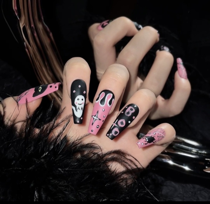 Uñas postizas decorativas Halloween