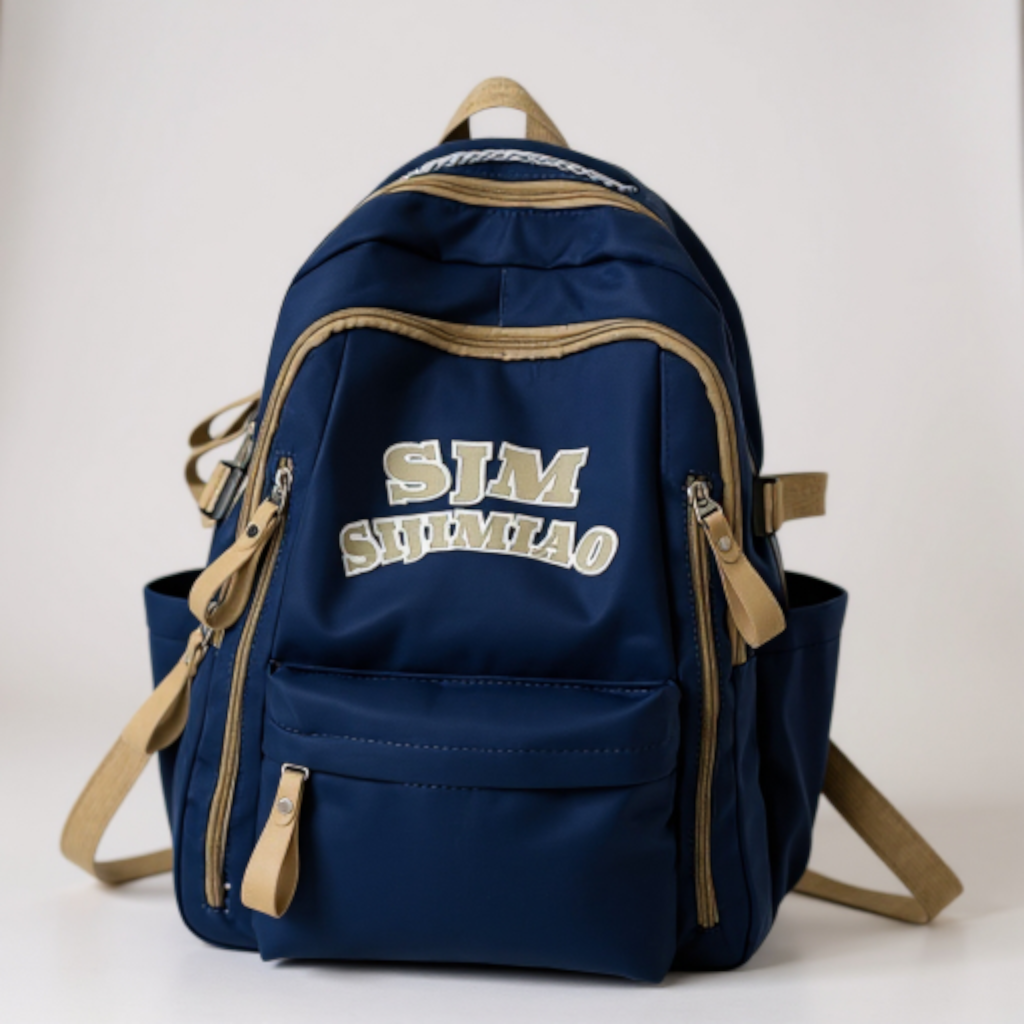 Mochila azul escolar