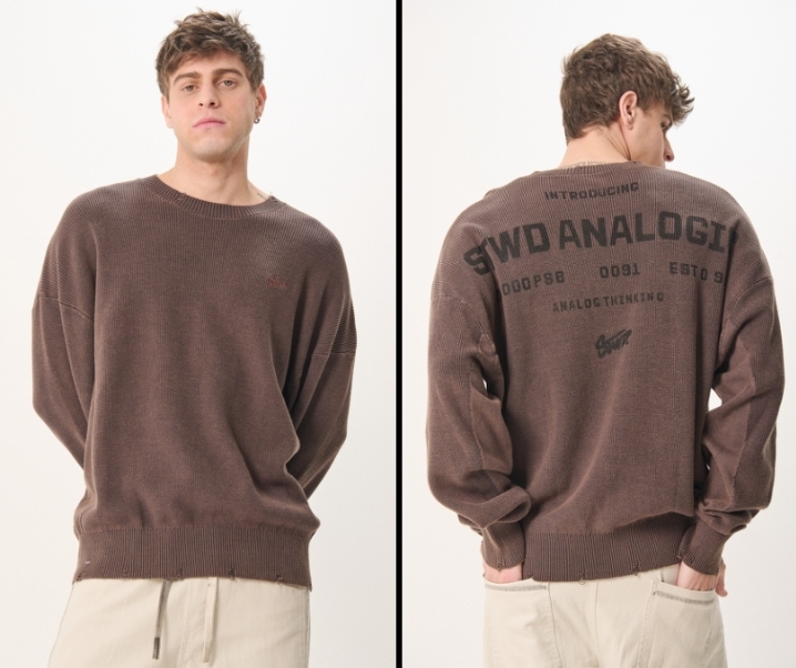 Suéter marrón SWD ANALOGI