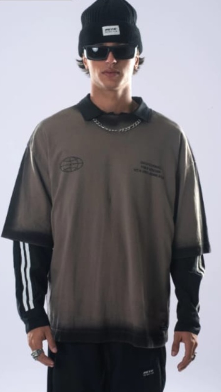 Remera oversized urbana