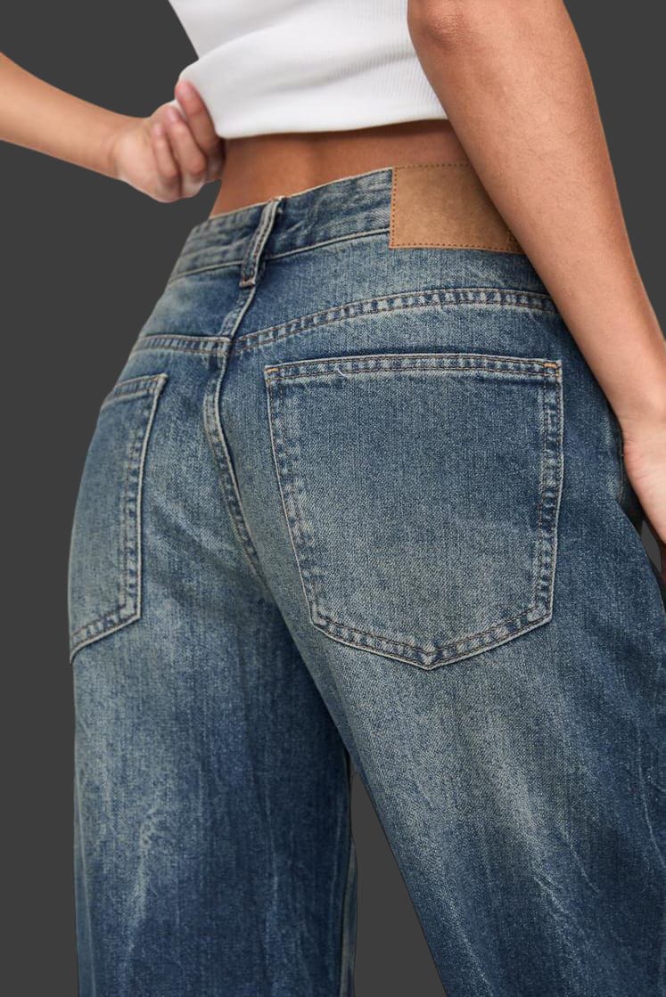 JEANS EXTRA WIDE LEG ÓXIDO 