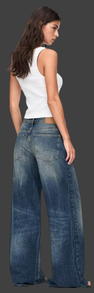 JEANS EXTRA WIDE LEG ÓXIDO 