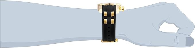 Relógio masculino Invicta 6981 Pro Diver Collection, cronógrafo, mostrador preto