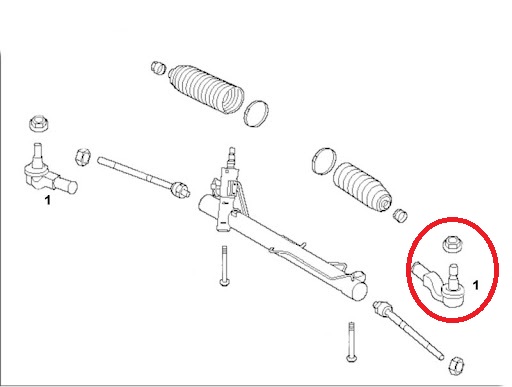 ROTULA DIRECCION LH FREELANDER 2 2.0 2013-2014
