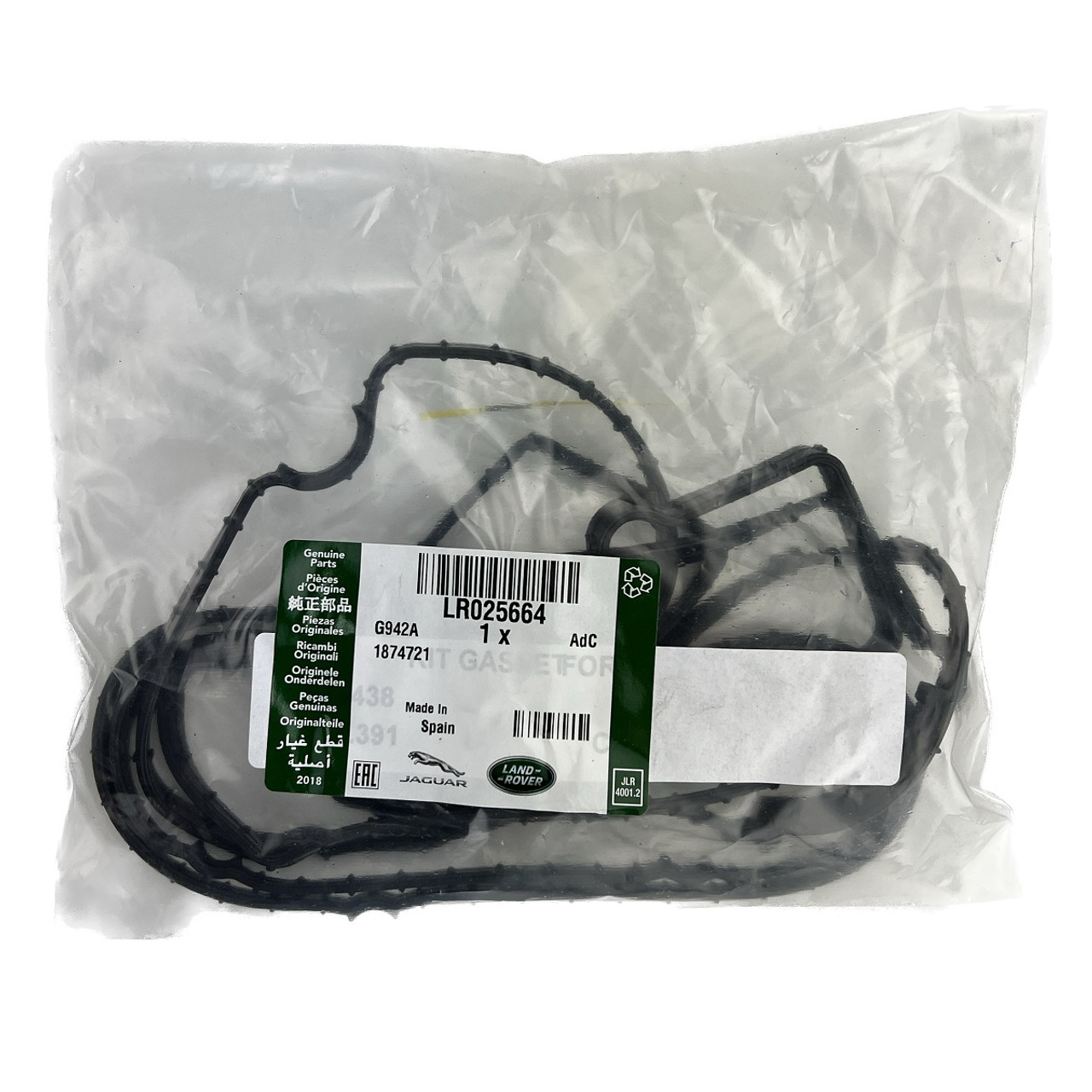 EMPAQUE TAPA VALVULAS EVOQUE 2.0, FREELANDER 2.0