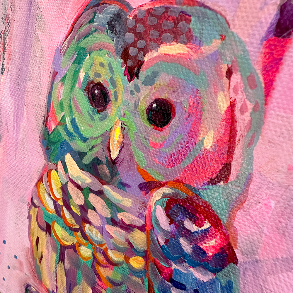 Colorful Hoot Hoot