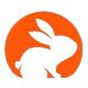 Rabbit silhouette wall art